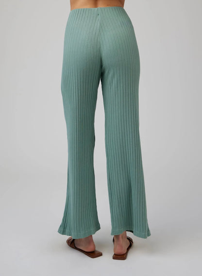 BELLA DALH | Pantalon à jambe large - Sauge