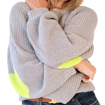 KERRI ROSENTHAL | Pull "Ricki Imperfect Heart" -  Gris