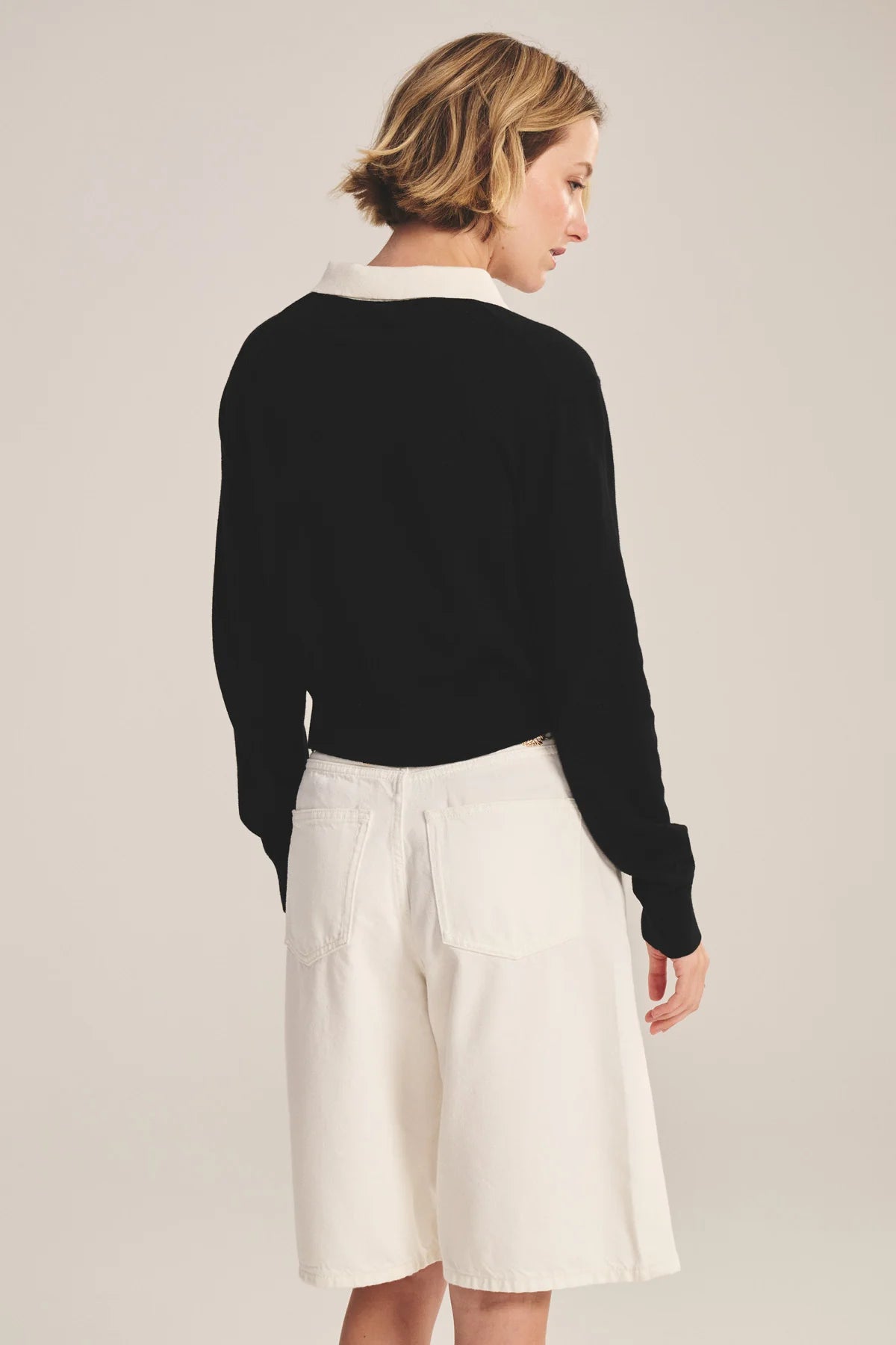Velvet | Le cardigan polo ''Riven'' - Noir