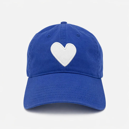 KERRI ROSENTHAL | Casquette de baseball avec écusson en forme de cœur - Bleu