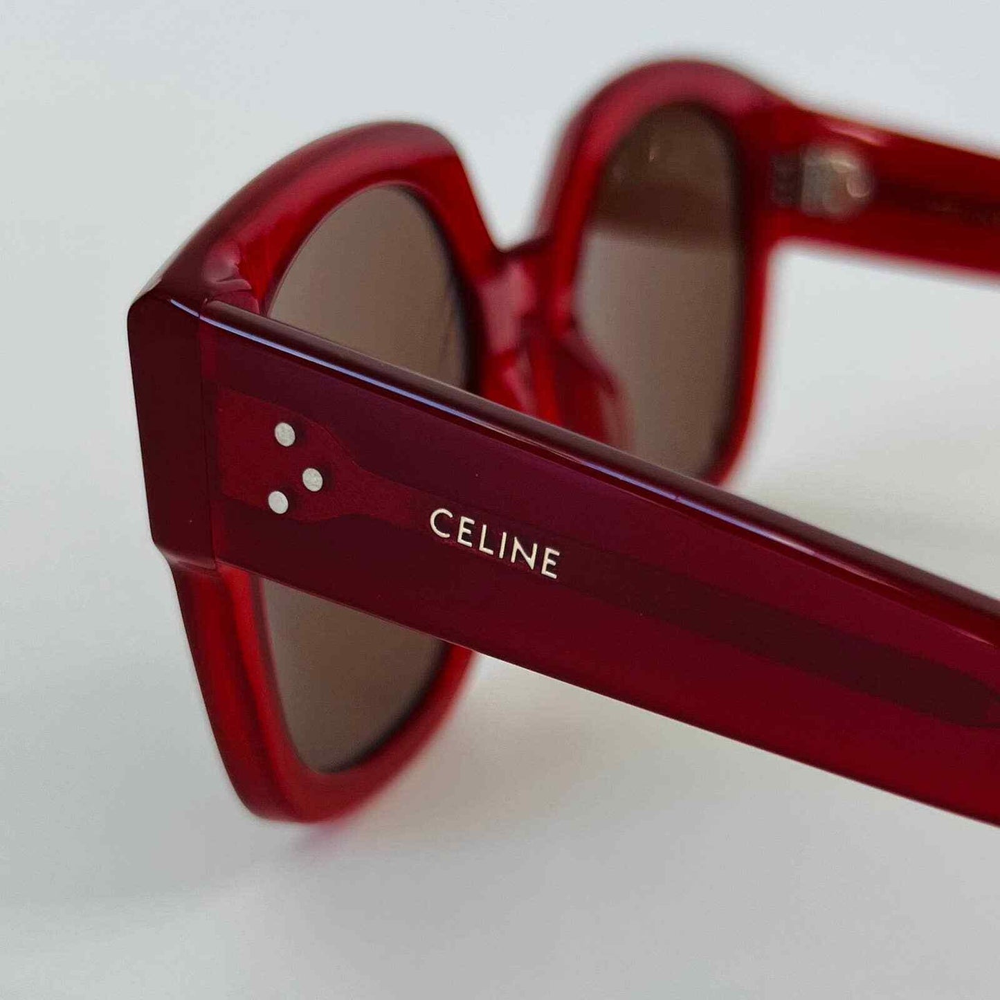 CELINE - LUNETTES DE SOLEIL - Oversized - Rouge