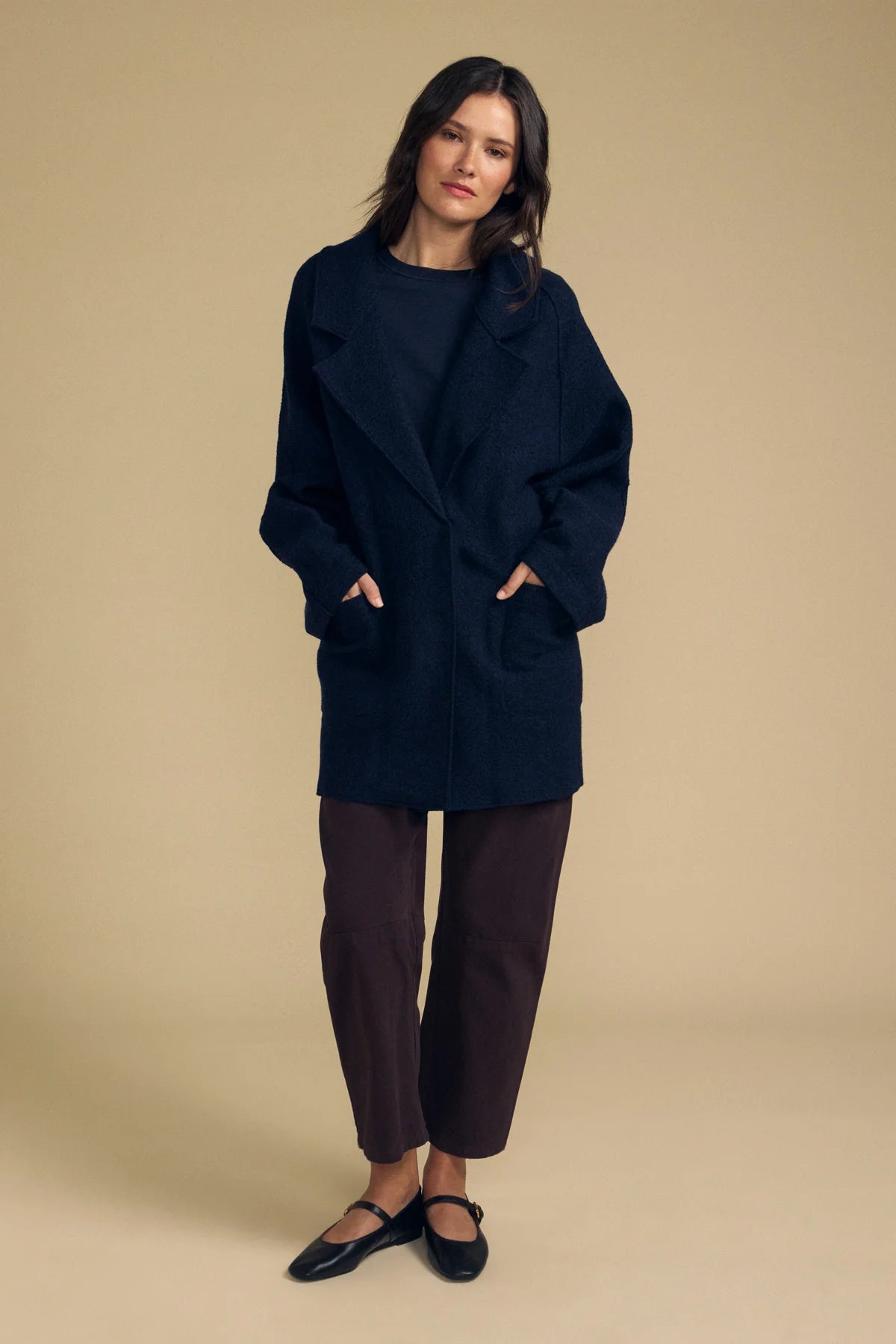 Velvet | Manteau l 'Abby' | Marine