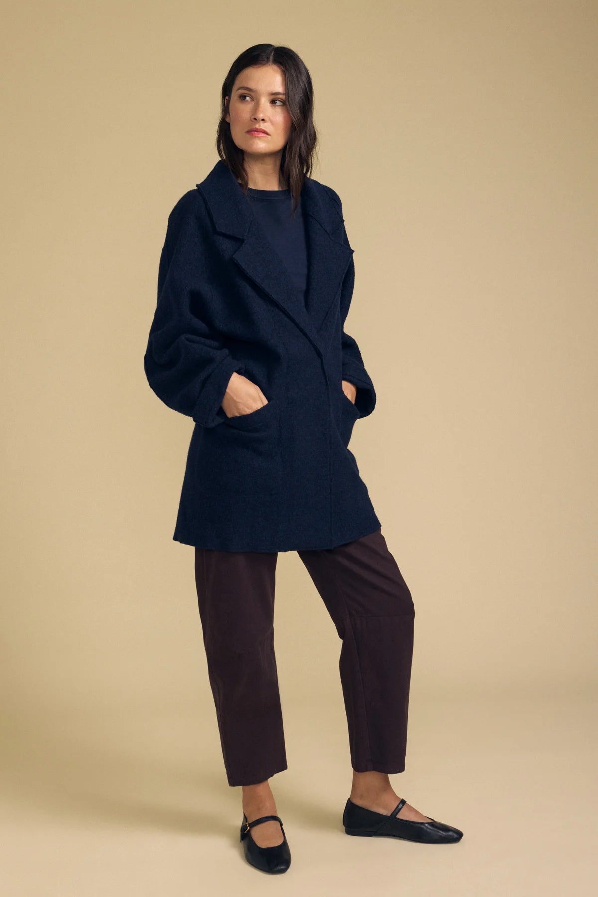 Velvet | Manteau l 'Abby' | Marine