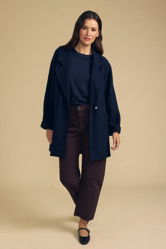 Velvet | Manteau l 'Abby' | Marine