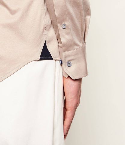 SAND Copenhagen | Chemise en jersey ''Gordon Sc'' - Beige