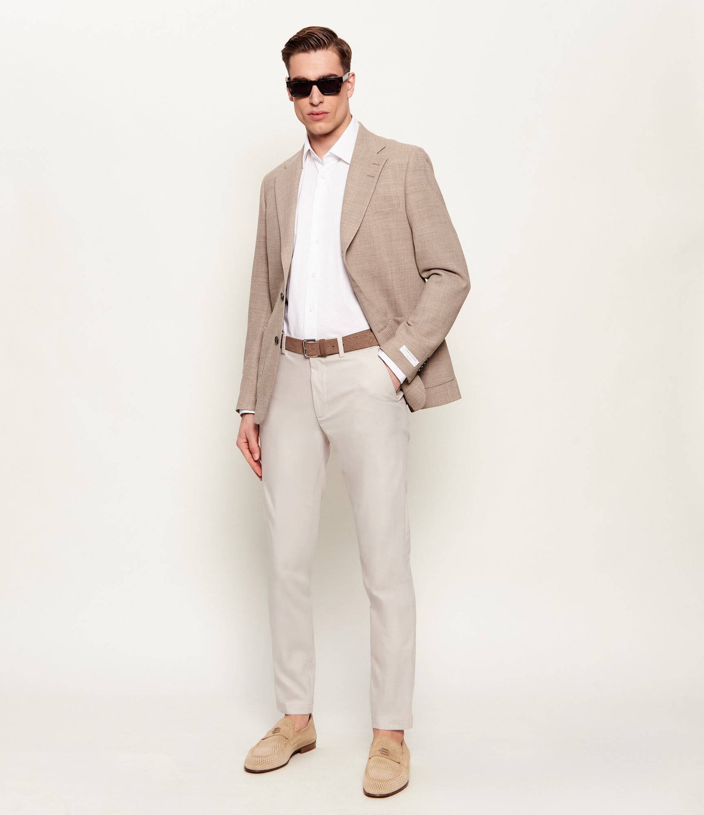 SAND Copenhagen | Chemise en jersey ''Gordon Sc'' -  Blanc