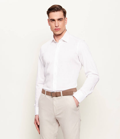 SAND Copenhagen | Chemise en jersey ''Gordon Sc'' -  Blanc