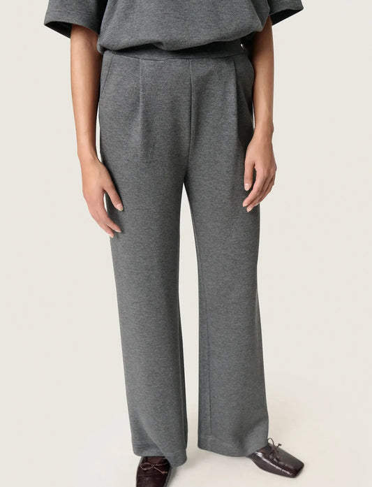 SOAKED IN LUXURY | Pantalon droit Marigold - Gris