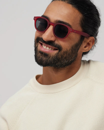IZIPIZI | Lunettes de soleil forme #C - Rouge