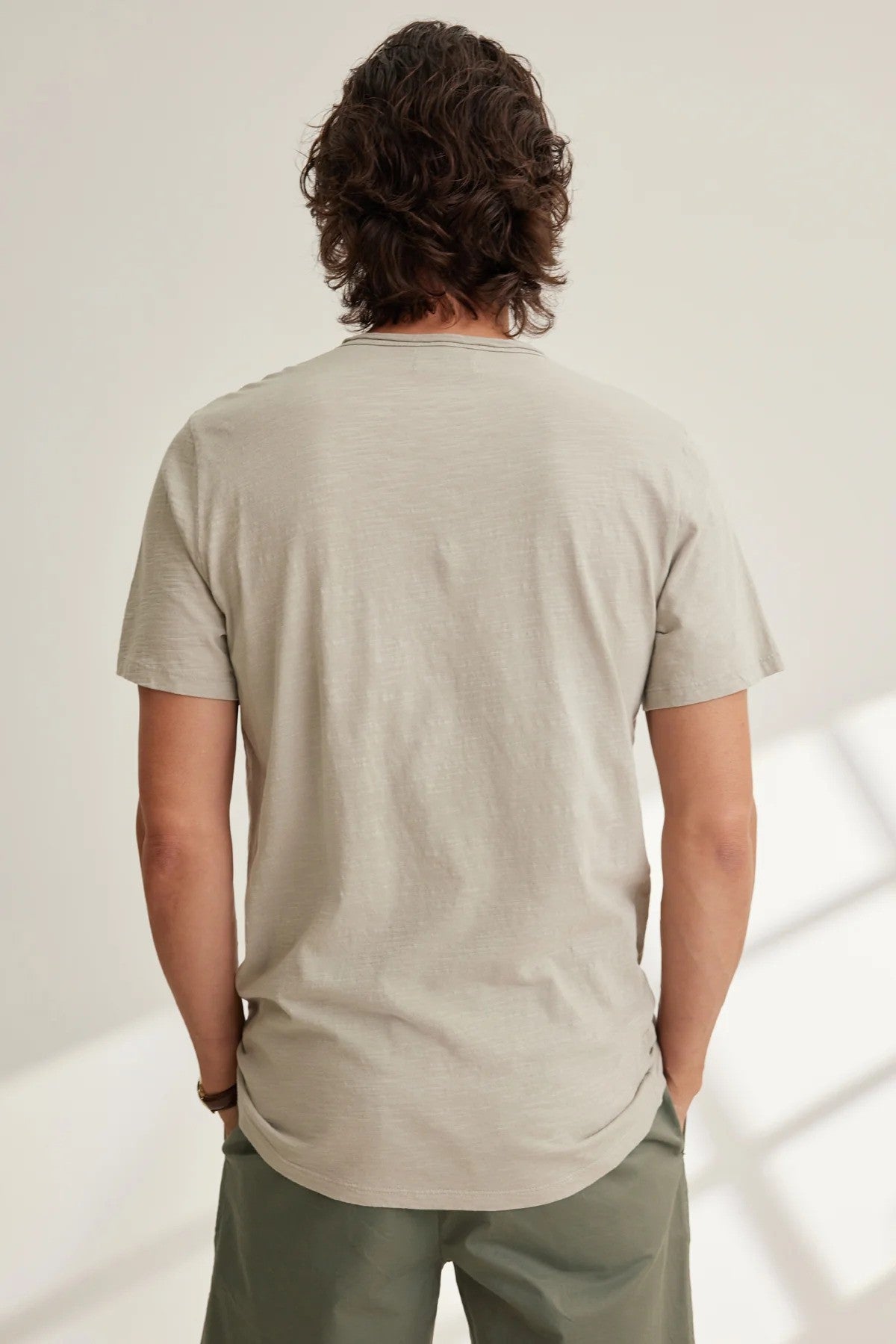 Velvet  |Le T-shirt Chad à poche en coton flammé - Soho