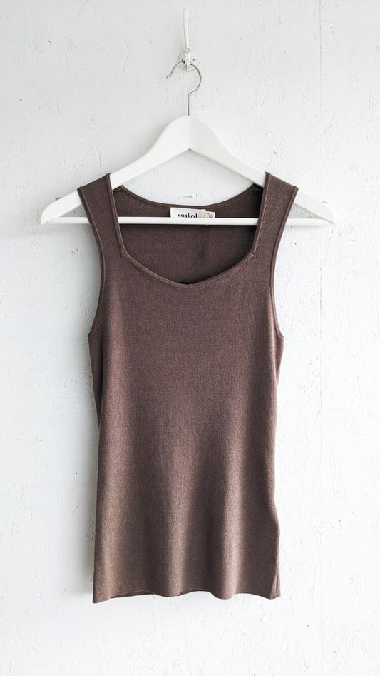 SOAKED IN LUXURY | Top "INDIANNA" - Taupe