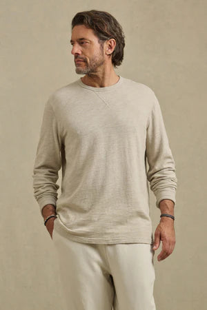 Velvet | t-shirt à manches longues "Dustin" - Taupe