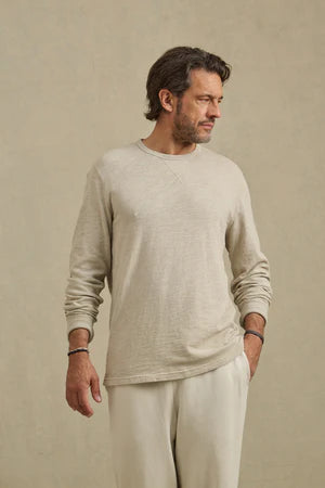 Velvet | t-shirt à manches longues "Dustin" - Taupe