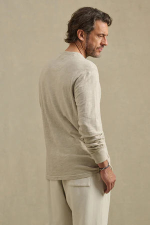 Velvet | t-shirt à manches longues "Dustin" - Taupe