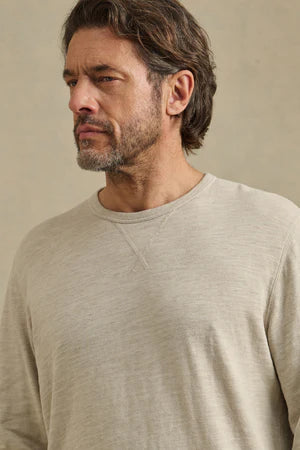 Velvet | t-shirt à manches longues "Dustin" - Taupe