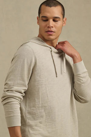 Velvet | pull à capuche "Fritz" - Taupe