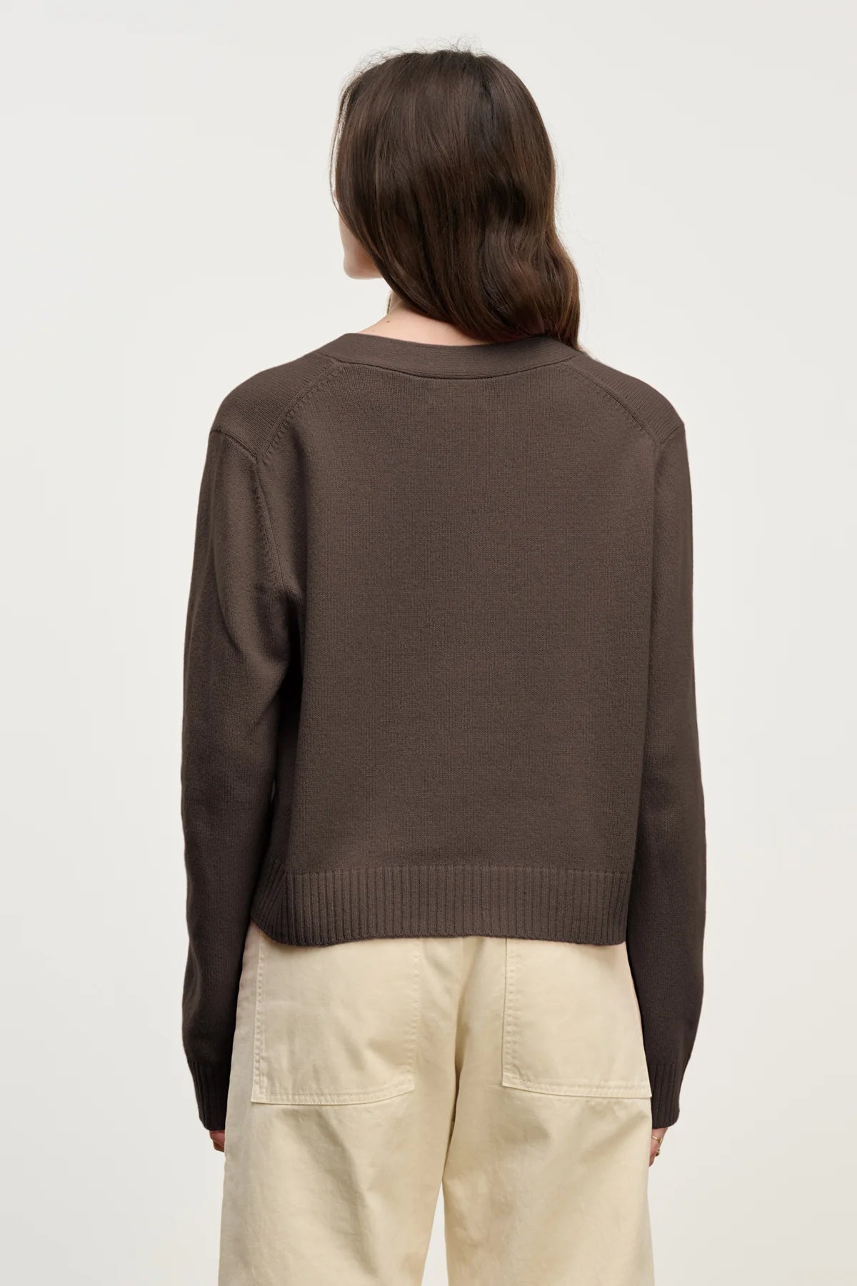 Velvet | Cardigan "Etna" - Marron