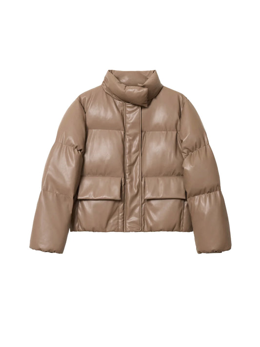 JAKKE | Manteau matelassée 'Cloud' | Taupe