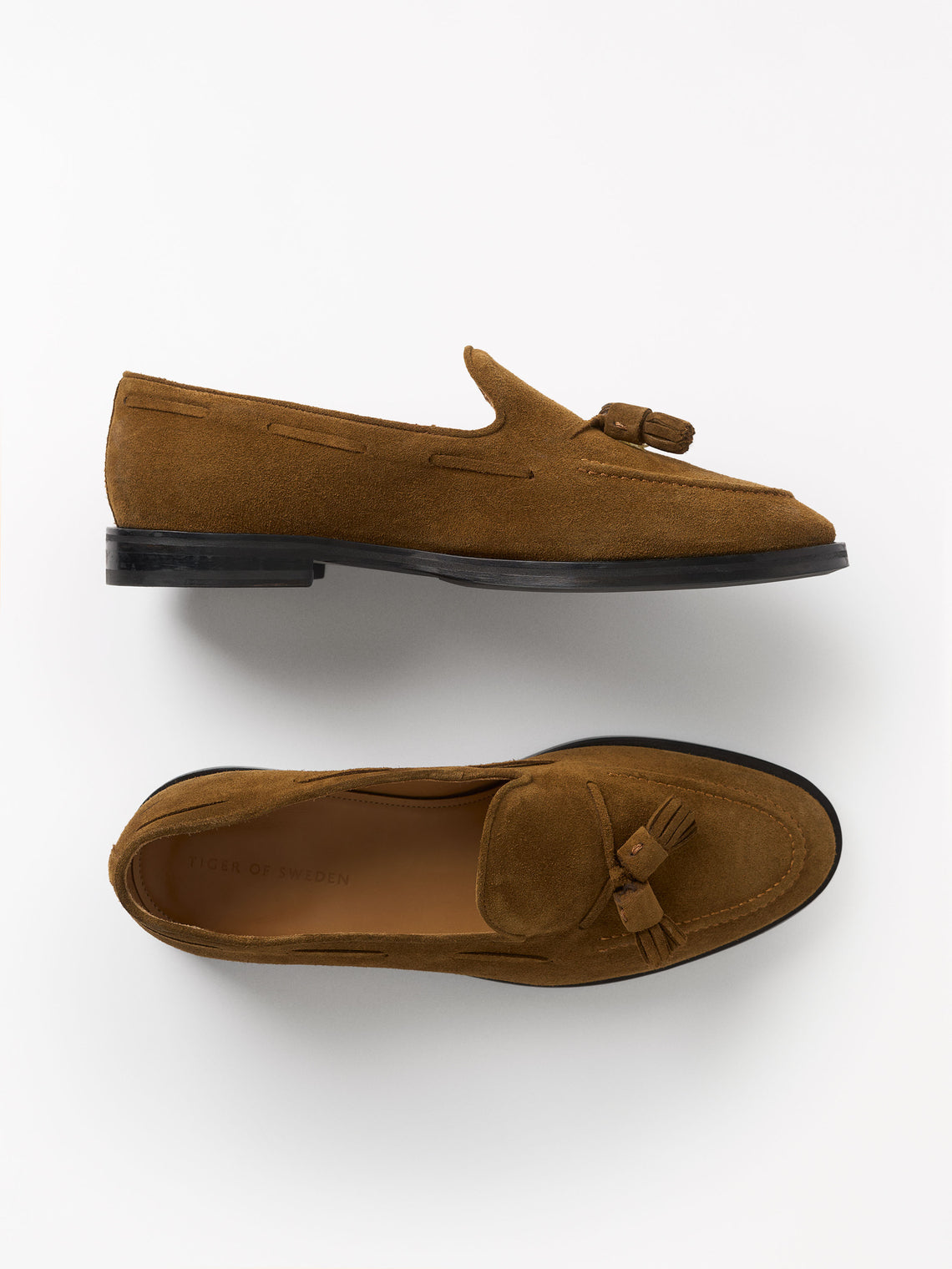 Tiger of Sweden | Mocassins en daim "Cientur S" - Brun