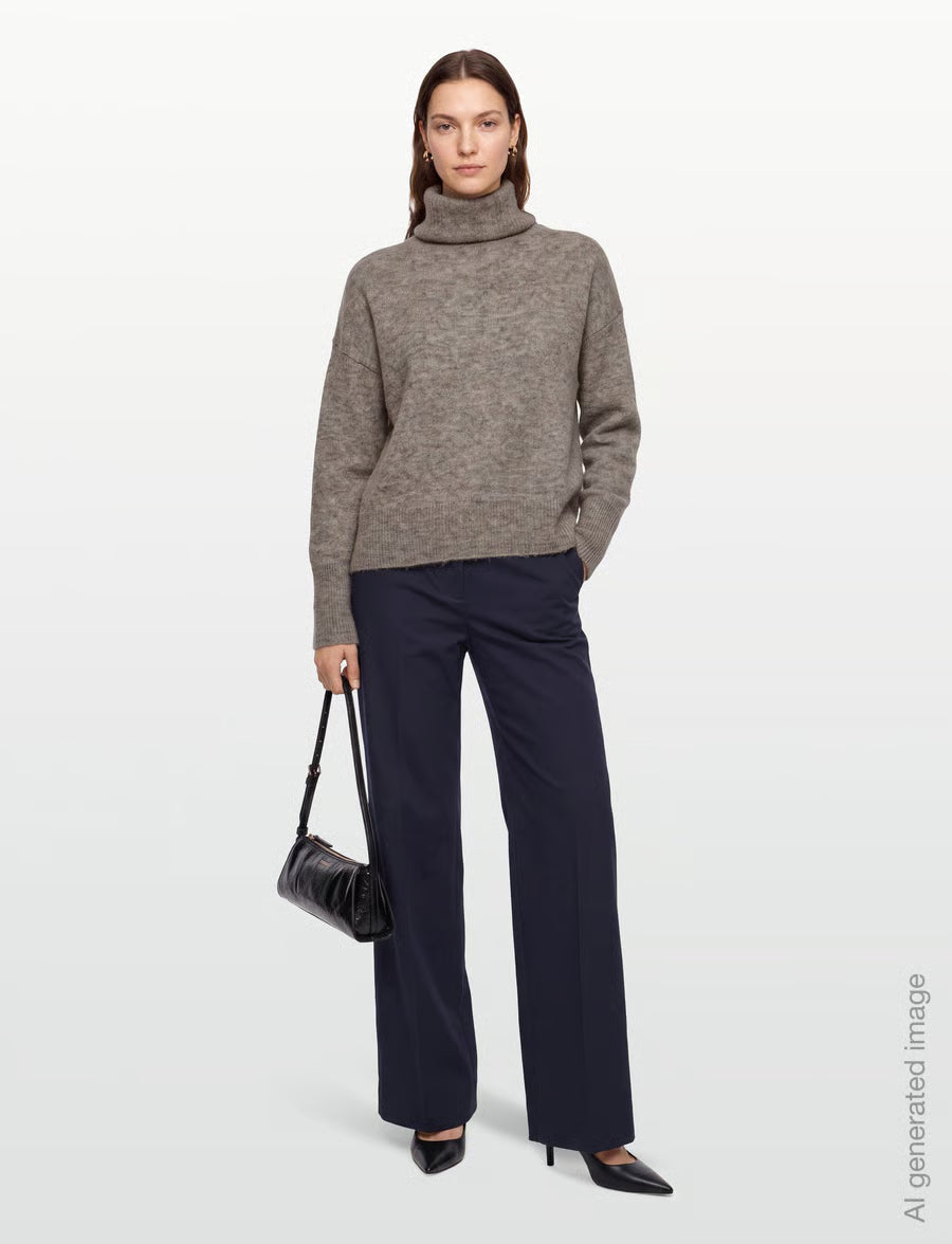 Tiger of Sweden | Pull à col roulé 'Paxi' | Gris Beige