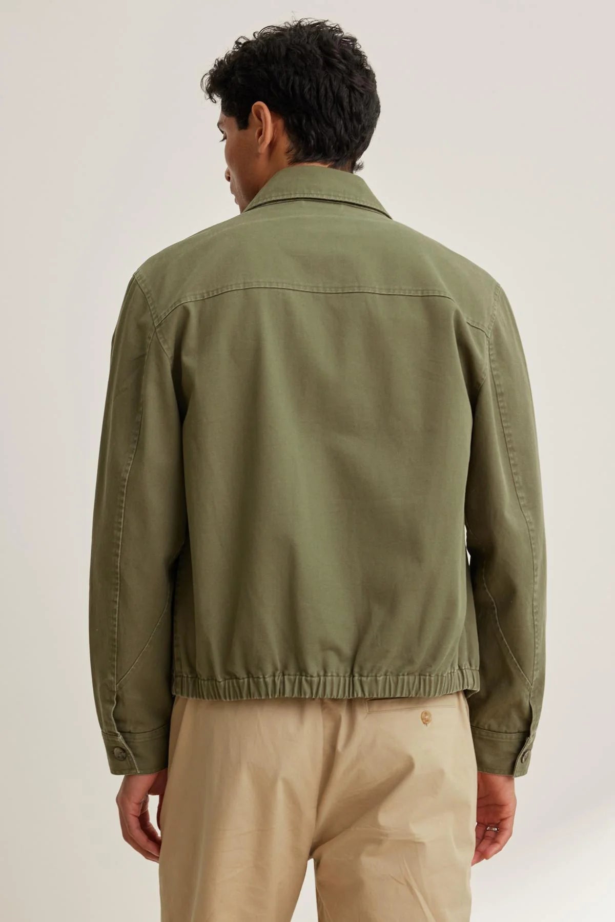 Velvet | La veste en coton "COLLINS" - Olive