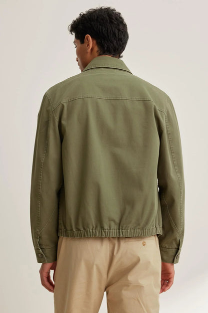 Velvet | La veste en coton "COLLINS" - Olive