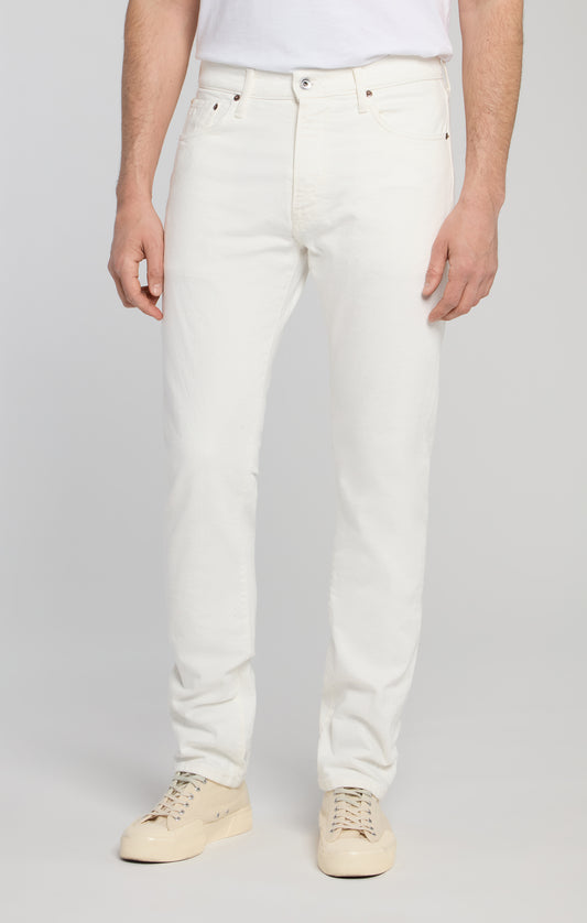 C.O.F. Studio | Jeans M8 coupe droite - Blanc cassé