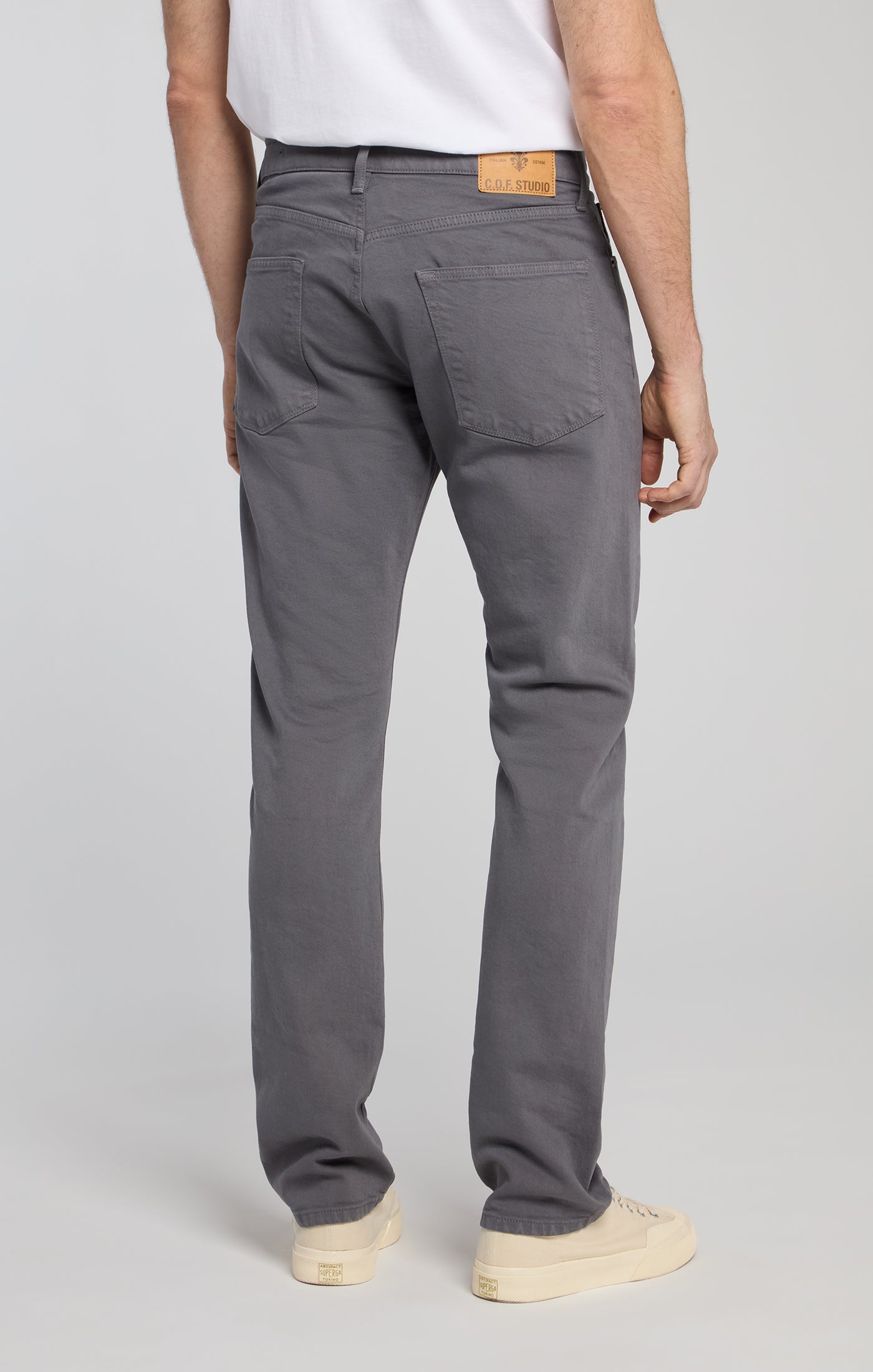 C.O.F. Studio | Jeans M8 coupe droite - Anthracite
