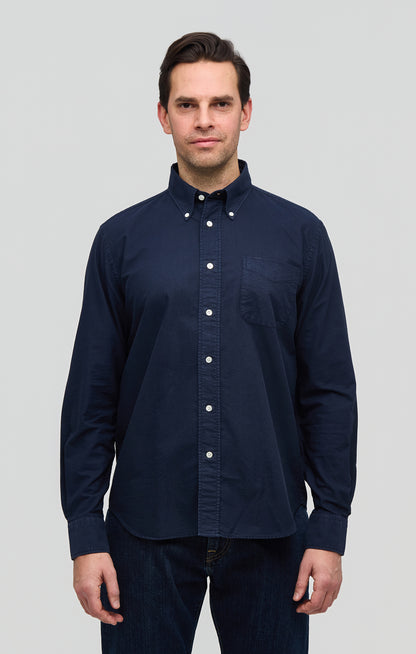 C.O.F. Studio | Chemise oxford - Bleu marine