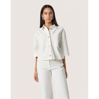SOAKED IN LUXURY | Surchemise "VELMA" - Blanc