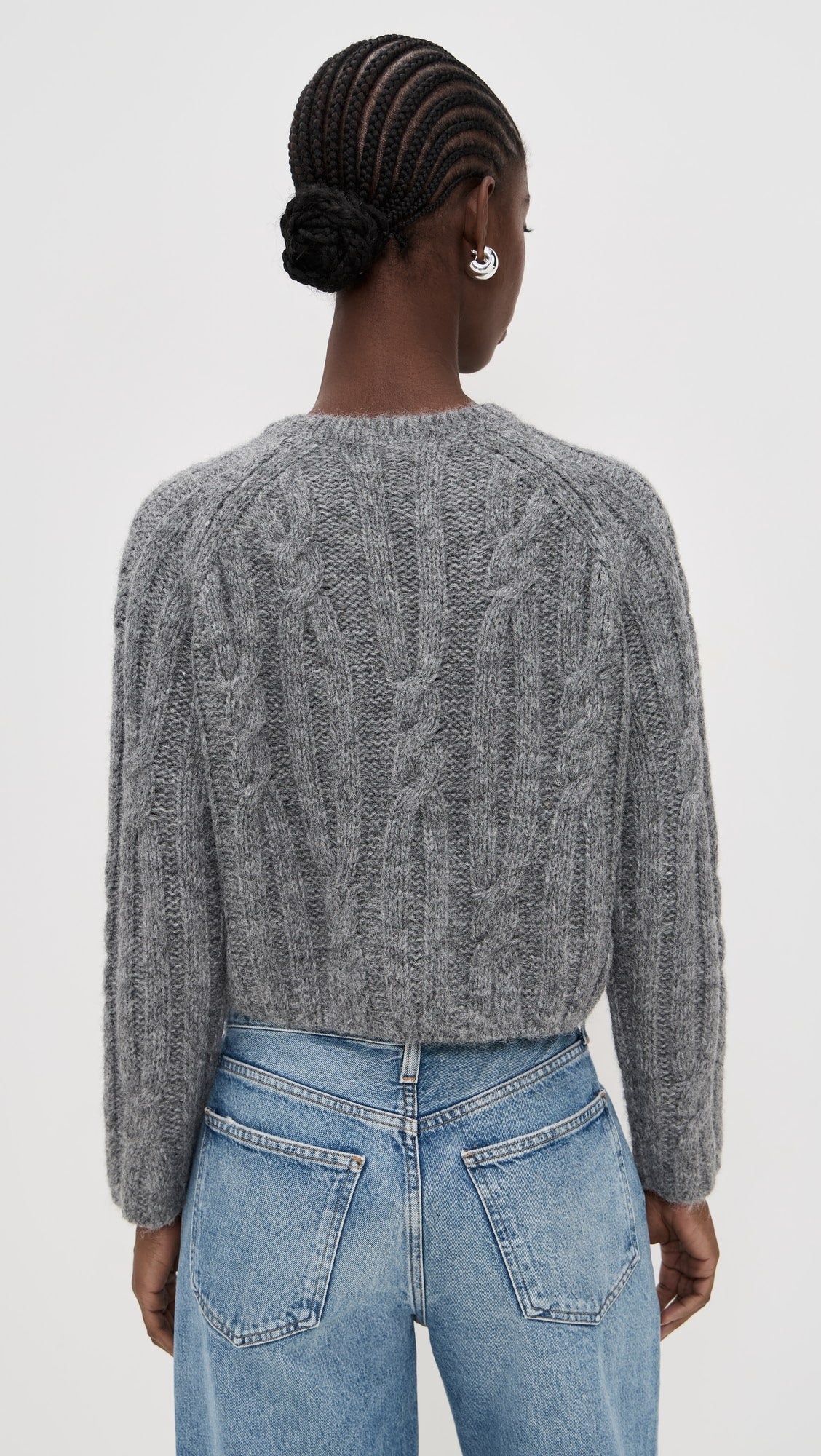 Velvet | Pull ''MARINA'' maille torsadée - Gris
