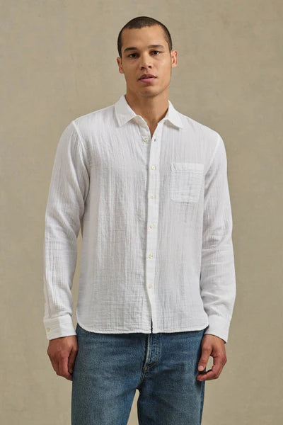 Velvet | chemise en coton tissé "Apollo" - Blanc