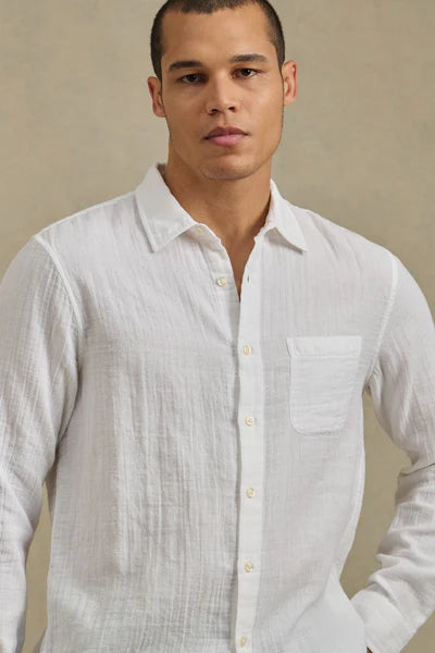 Velvet | chemise en coton tissé "Apollo" - Blanc