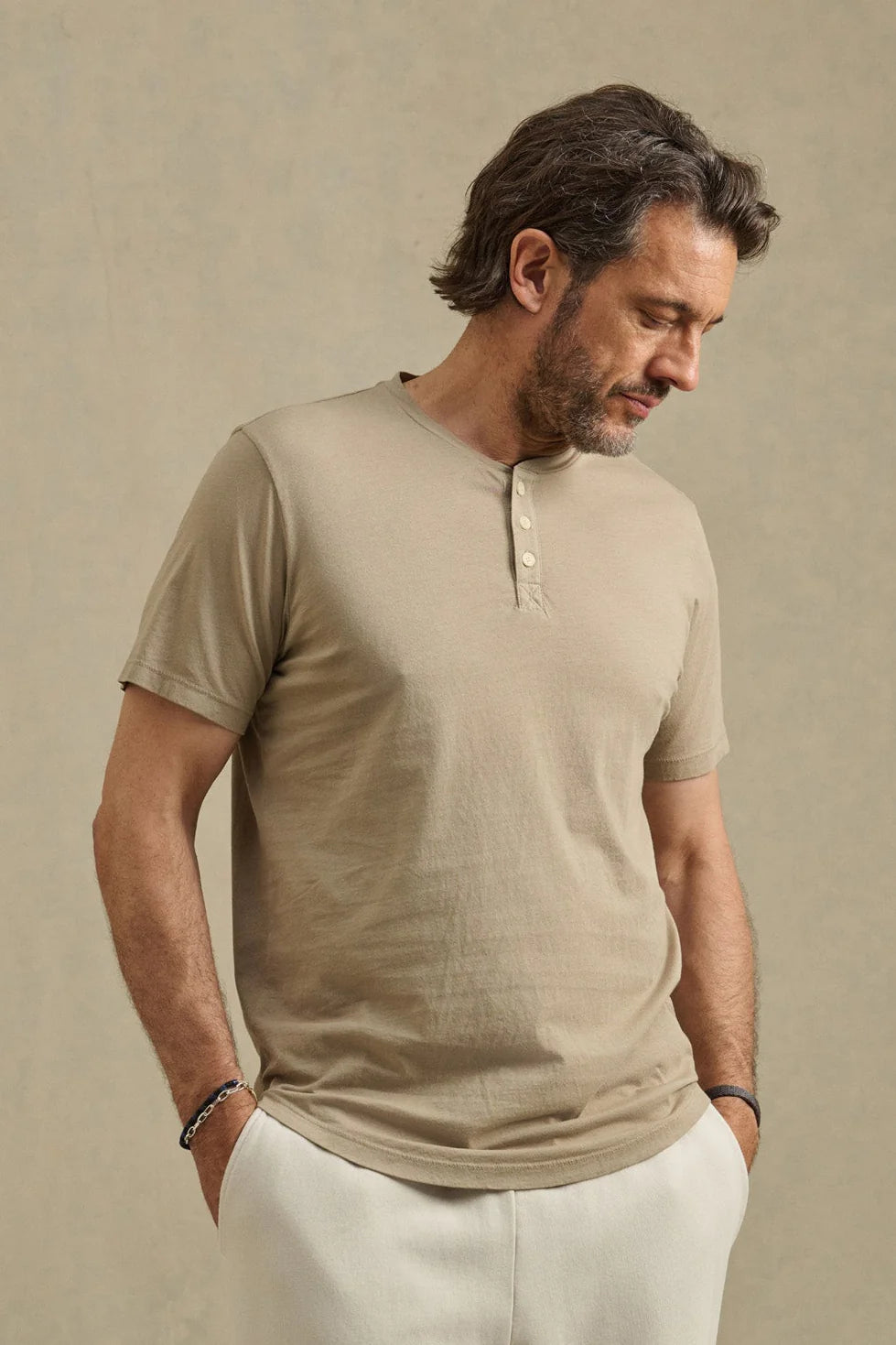 Velvet | Le t-shirt Henley ''Fulton'' - Sphinx