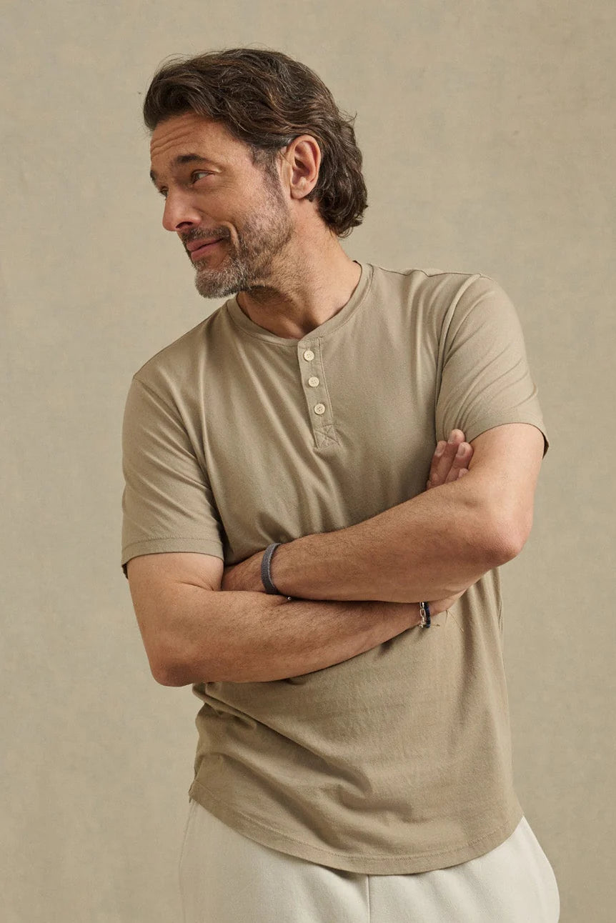 Velvet | Le t-shirt Henley ''Fulton'' - Sphinx