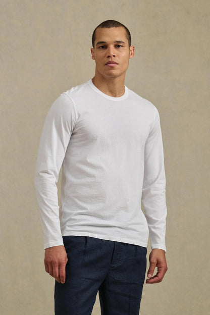 Velvet | T-shirt à manches longues "Rowland" - Blanc