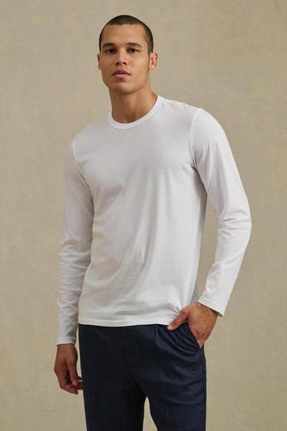 Velvet | T-shirt à manches longues "Rowland" - Blanc