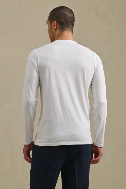 Velvet | T-shirt à manches longues "Rowland" - Blanc