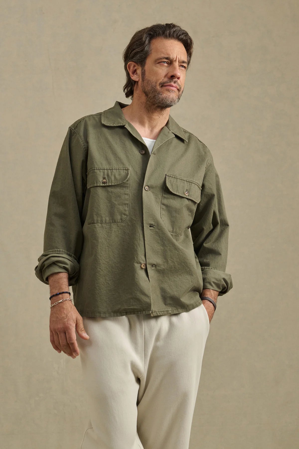 Velvet | La surchemise "Archer" - Vert