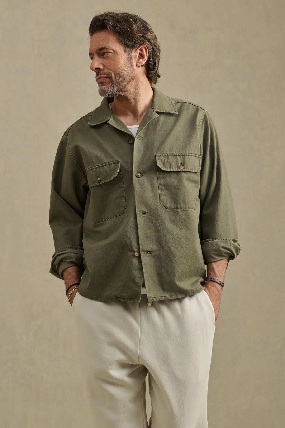 Velvet | La surchemise "Archer" - Vert