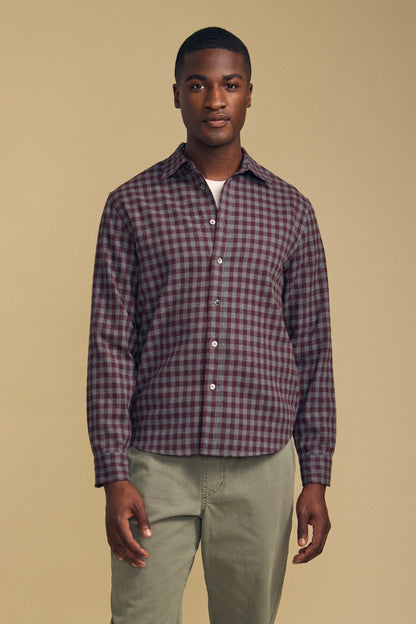 Velvet | Chemise à manches longues "Danny" - Marron