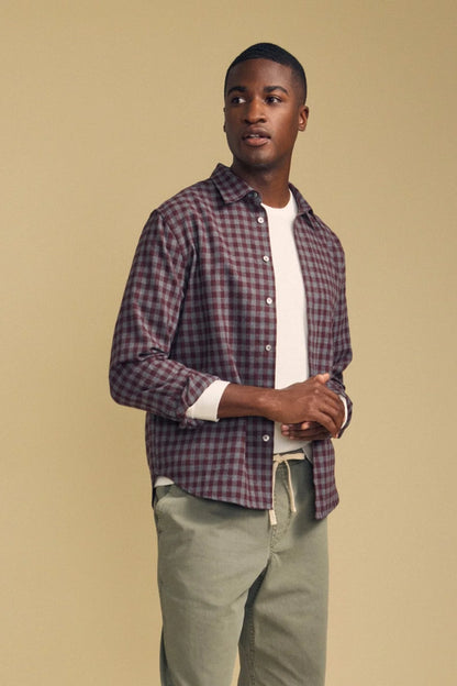 Velvet | Chemise à manches longues "Danny" - Marron
