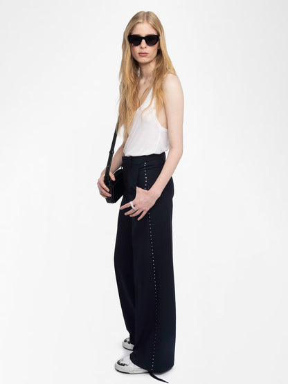 Zadig & Voltaire | Pantalon "Panol" - Bleu Marine