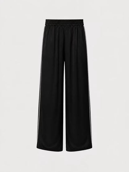 Zadig&Voltaire | Pantalon 'Pin' | Noir satiné