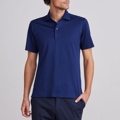 Emanuel Berg | Polo ''Pablo''  en jersey - Marine