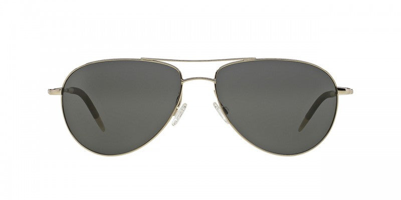 Oliver Peoples Benedict in Silver + Graphite Polar Glass