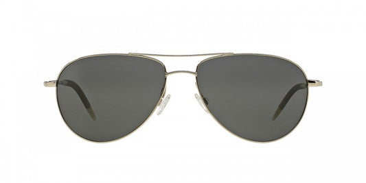 Oliver Peoples Benedict in Silver + Graphite Polar Glass