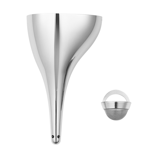 Georg Jensen - SKY Aerator funnel with filter - MIRROR POLISHED STAINLESS STEEL