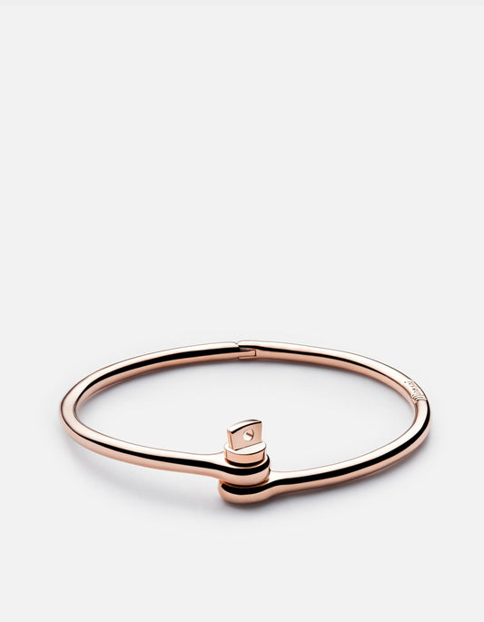 Miansai - Bracelet menotte mince Reeve - Rose