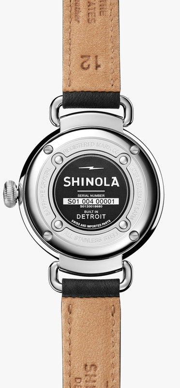 Shinola Montre femme - The Canfield 32MM - Noir